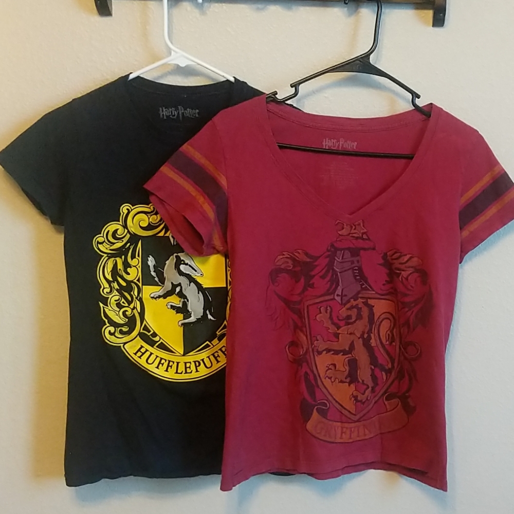 Harry Potter Hufflepuff and Gryffindor T-shirts